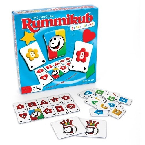 Rummikub Start to gra, która rozwija umiejętności poznawcze, takie jak rozpoznawanie cyfr, kolorów i kształtów oraz formowanie z nich grup w określonym porządku. Rummikub Start to gra, która rozwija umiejętności poznawcze, takie jak rozpoznawanie cyfr, kolorów i kształtów oraz formowanie z nich grup w określonym porządku.