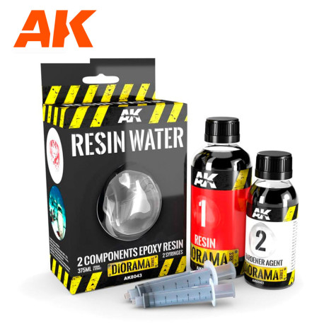 AK Interactive Resin Water 2-Components Epoxy Resin - 375ml