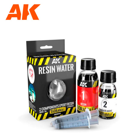 AK Interactive Resin Water 2-Components Epoxy Resin - 180ml